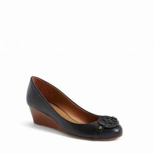 Tory Burch Leather Wedge Mini Miller Size 7.5